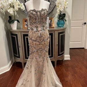 Camille La Vie Blush Satin Dress